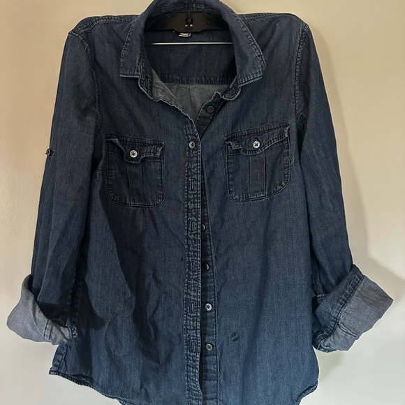 J. Crew Chambray Denim Shirt - Picture 1 of 5